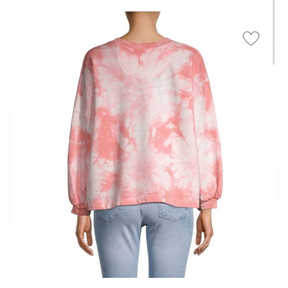 REBECCA MINKOFF Tie-Dye Print Crew Neck Sweatshirt Size: S - Picture 2 of 10